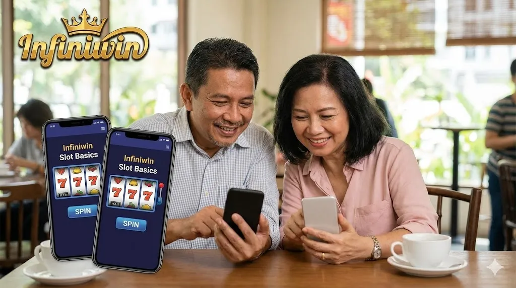 Infiniwin slots mobile interface in action