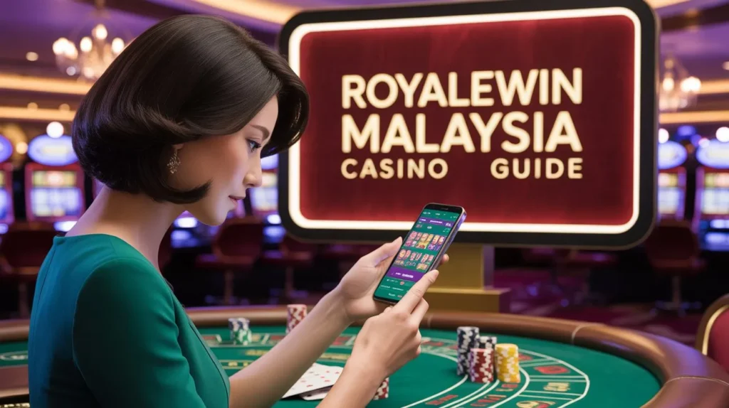 Royalewin Malaysia Casino Guide showing games, bonuses, and security features