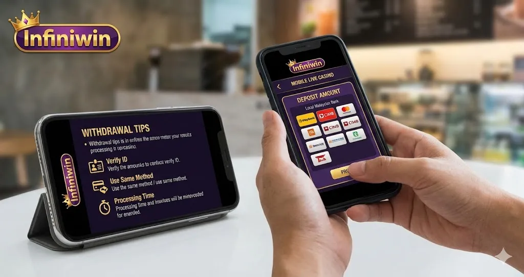 Complete infiniwin live casino guide with baccarat and blackjack tables