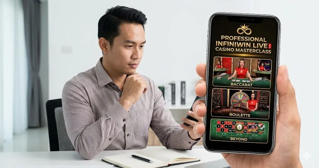 Infiniwin Live Casino official logo for Malaysian players.