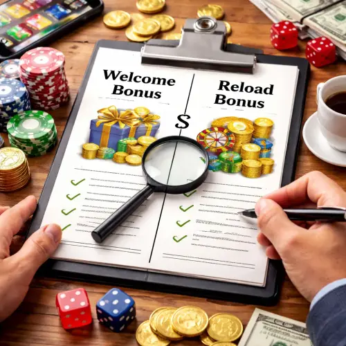 Welcome Bonus vs Reload Bonus, Welcome Bonus, Reload Bonus