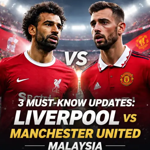 Liverpool vs Manchester United Malaysia time